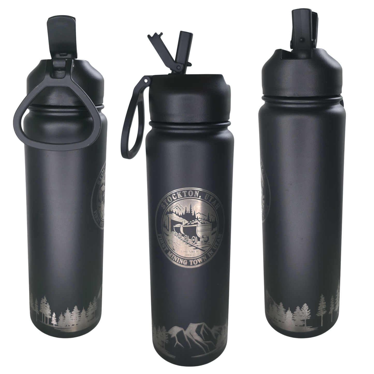 24oz Bottle - Stockton Logo