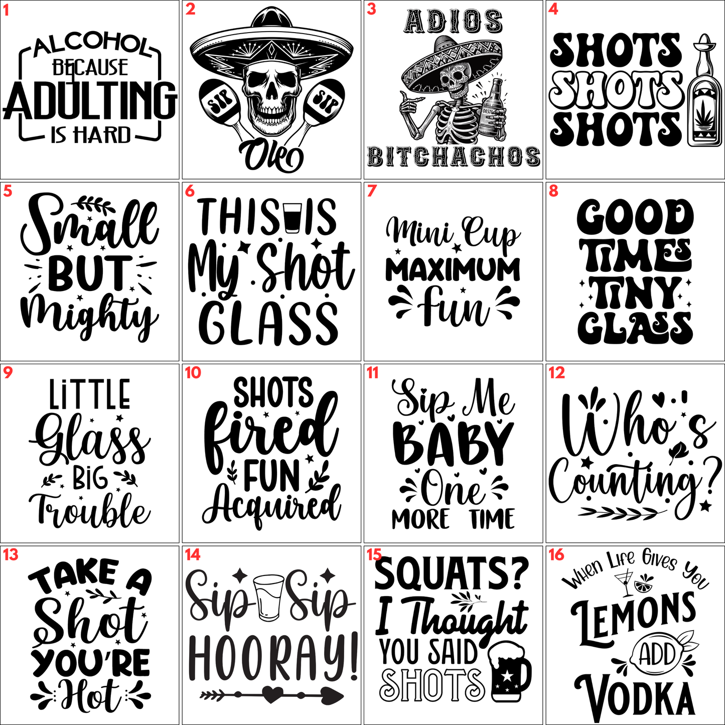 3oz Mini Tumber/Shot Glass