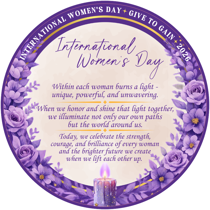 Custom Sticker - International Women's Day - Candle