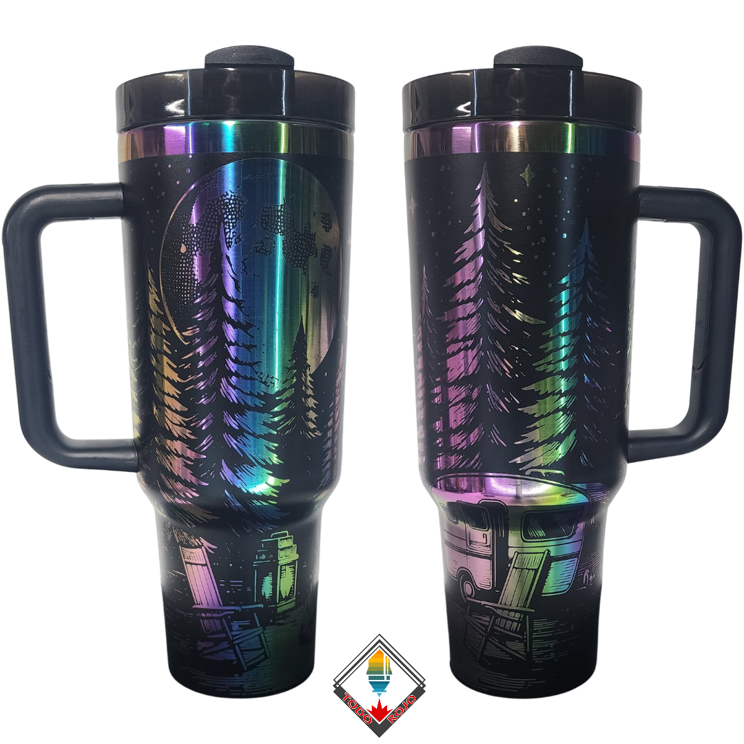 Ready to Go - 40oz Campfire Tumbler