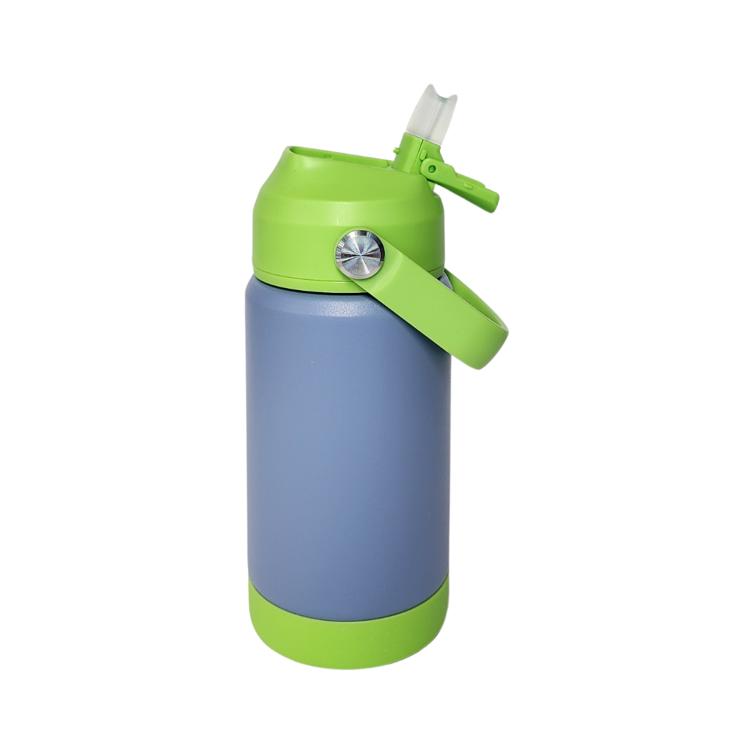 12oz Kids Two Toned Water Bottle - Blue/Green