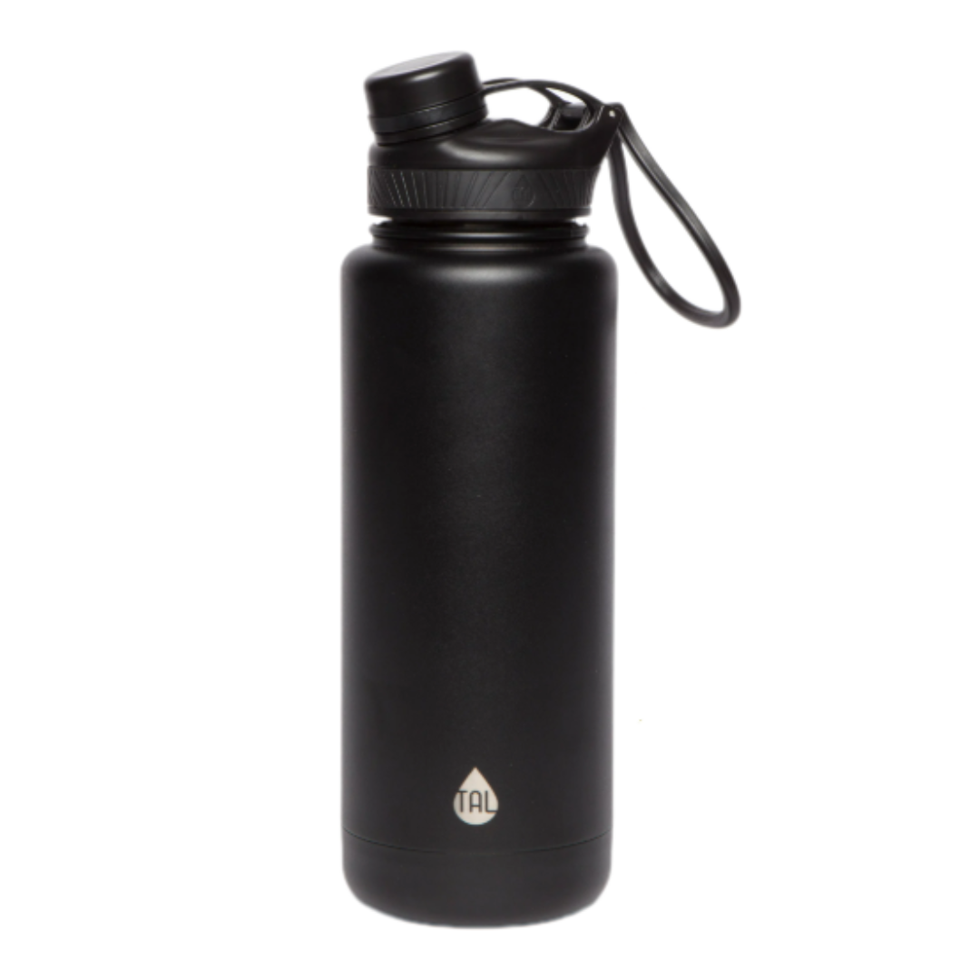 40oz Water Bottle - Black