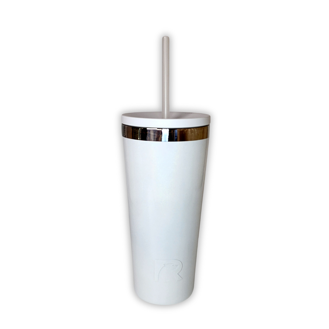 20oz Ceramic Lined Tumbler - White
