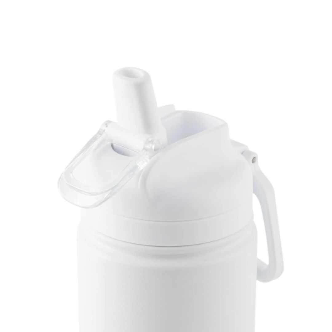 24oz Stainless Steel Sip Bottle - White