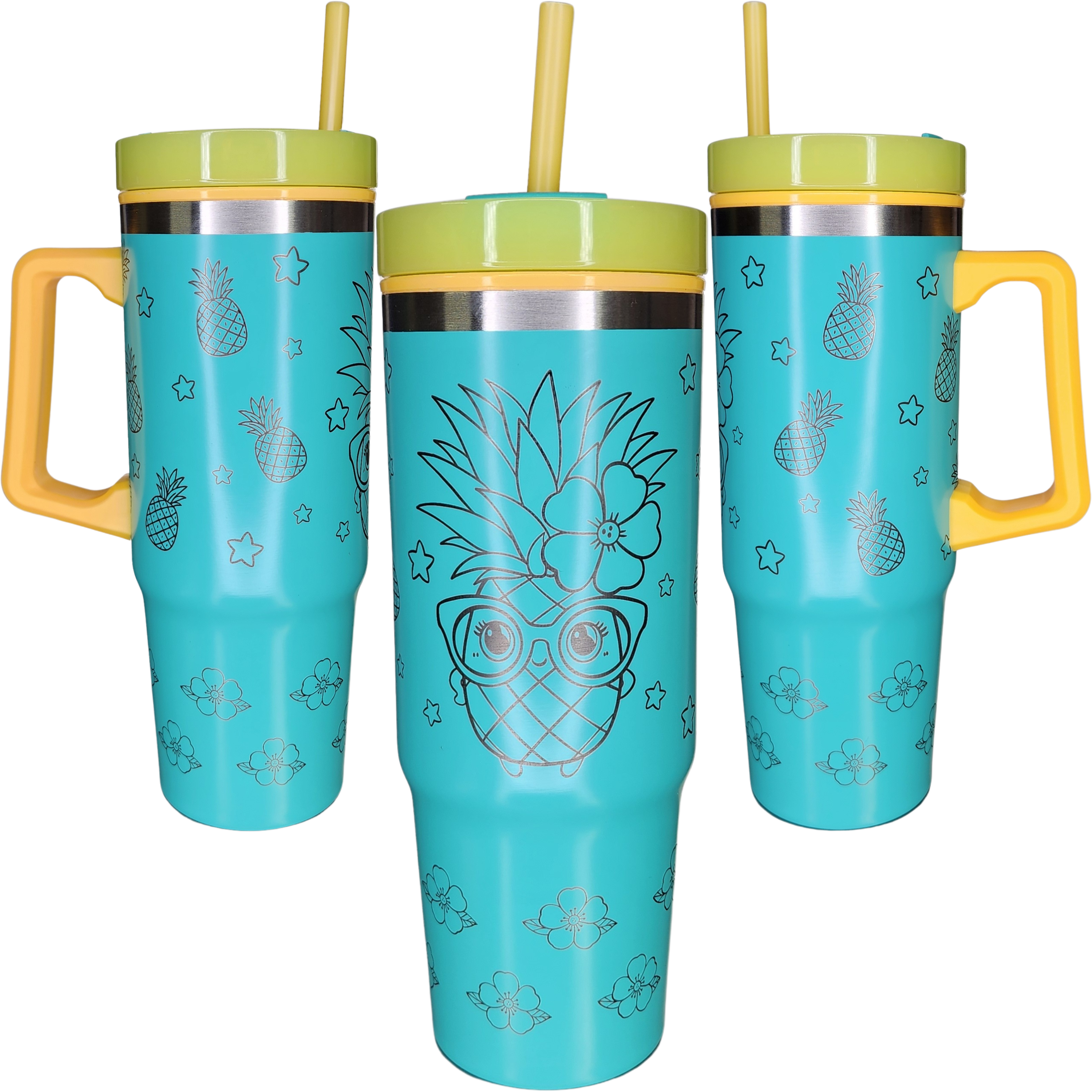 30oz Hydraquench Tumbler - Ms. Pineapple