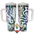 Ready to Go - 40oz Groovy Tumbler