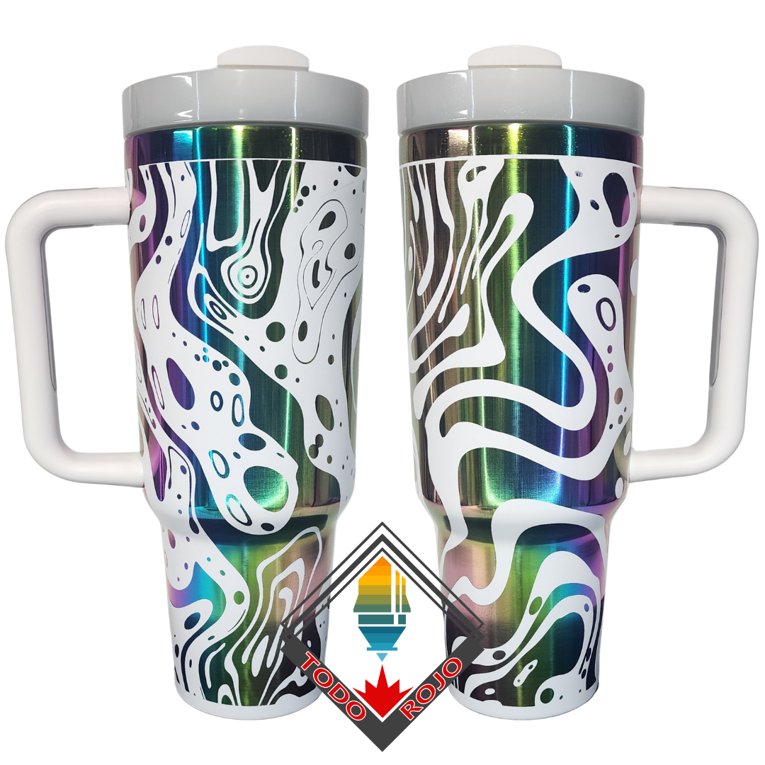 Ready to Go - 40oz Groovy Tumbler