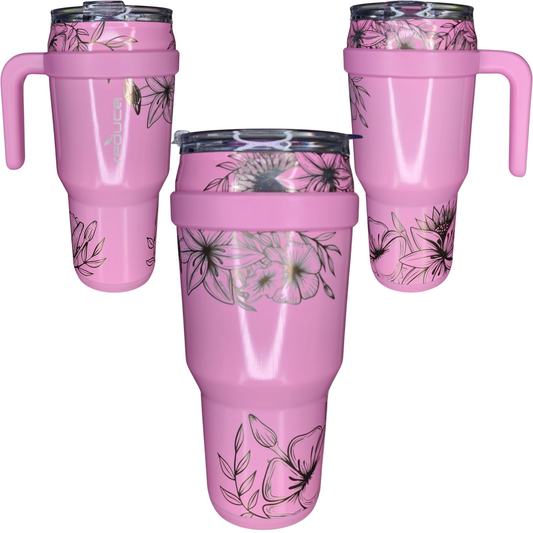 40oz Tumbler - Pretty in Pink