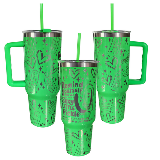 40oz Tumbler - Sexy Pickle