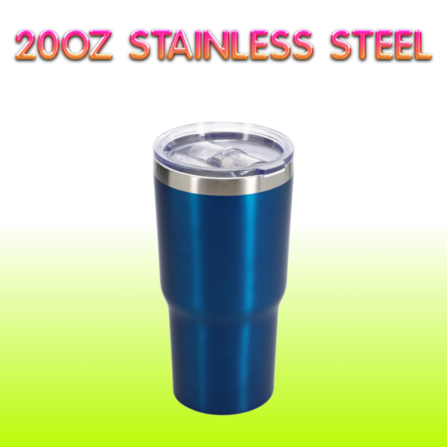 20oz Tumbler - Metallic Blue