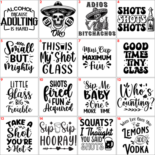 3oz Mini Tumber/Shot Glass