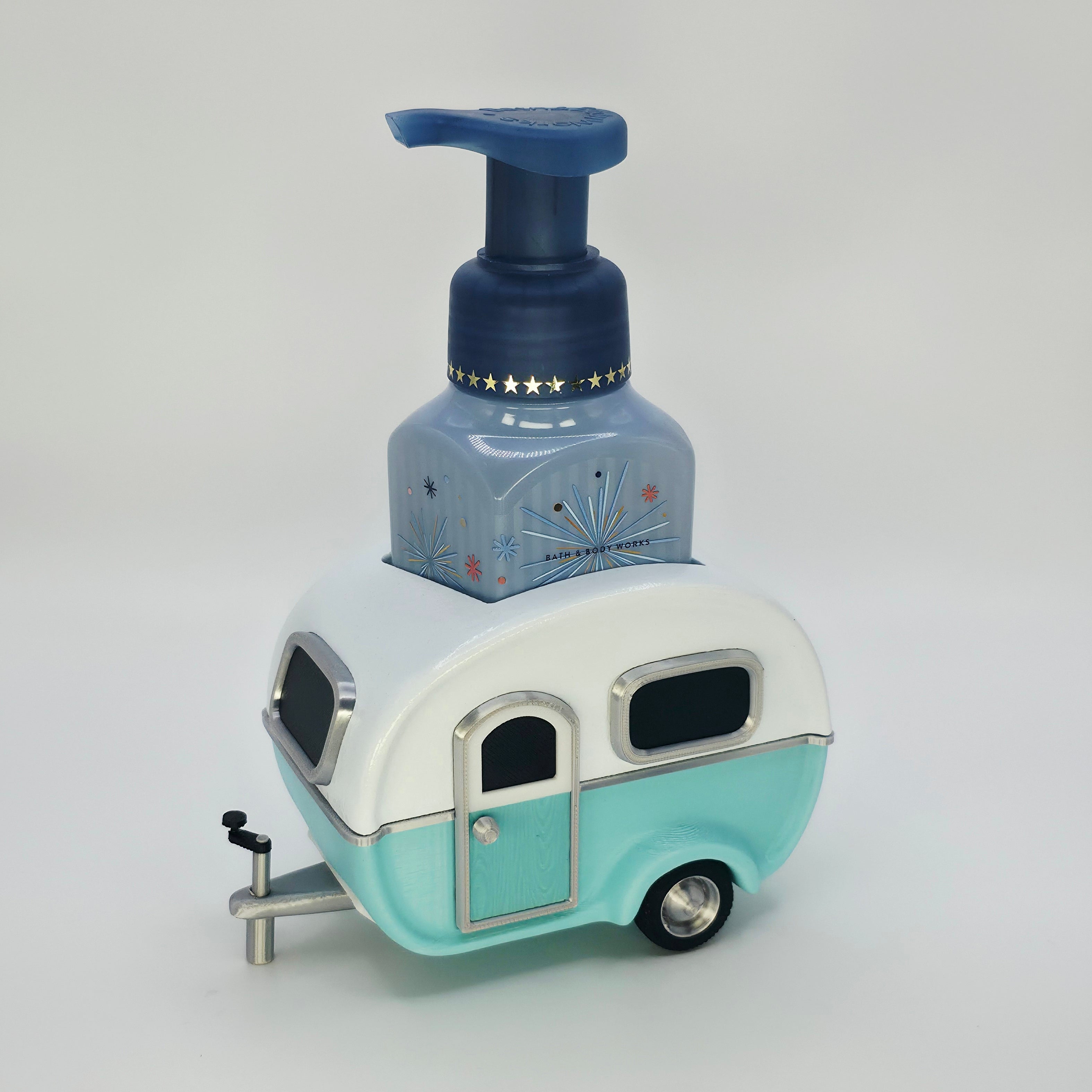 Retro Camper - Light Blue
