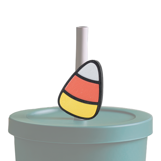 Candy Corn Straw Topper