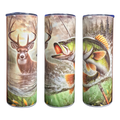 20oz Skinny Tumbler - Fishing/Hunting