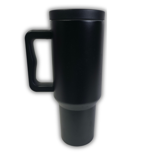 40oz Tumbler - Black 100%