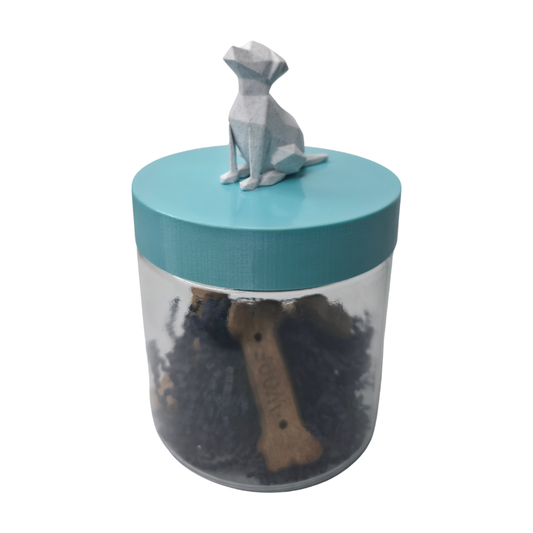 Small Dog Treat Jar - Sitting Dog