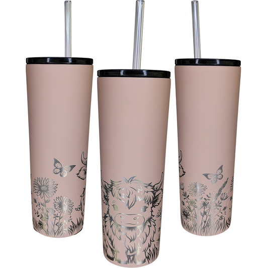 30oz Tall Tumbler - Highland Cow