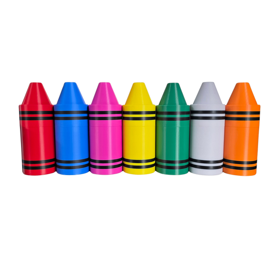 3D Printed Crayon Container