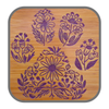 Floral Paw Print - Purple