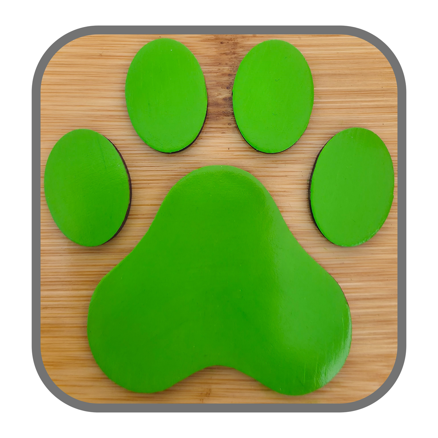 Square Glass Dog Treat Jar w/ Decorative Lid