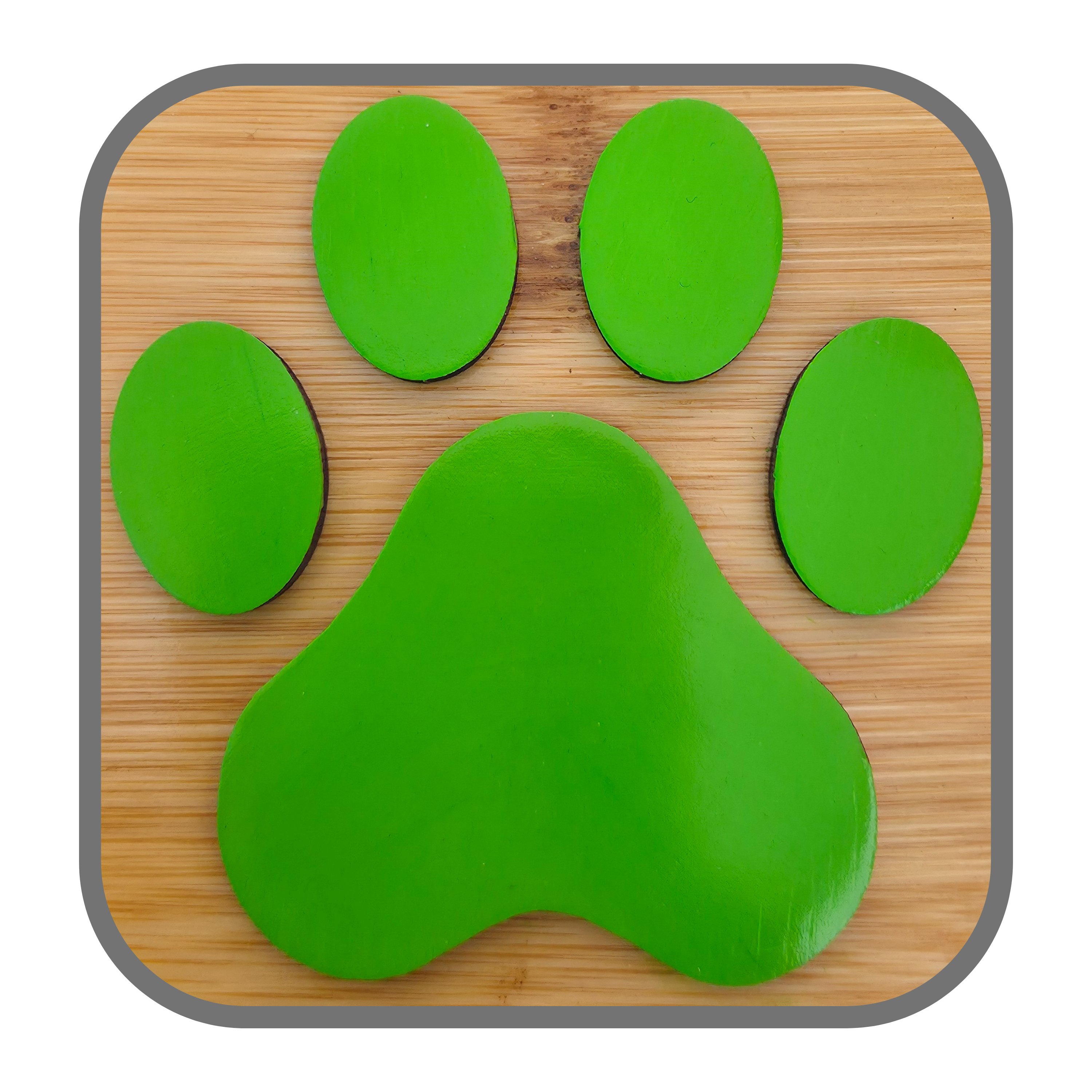 Square Glass Dog Treat Jar w/ Decorative Lid