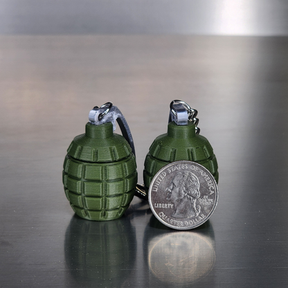 Grenade Keychain - Stash Container