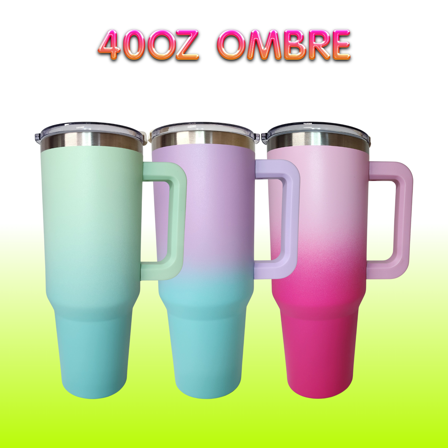 40oz Dual-Color Ombre Tumblers