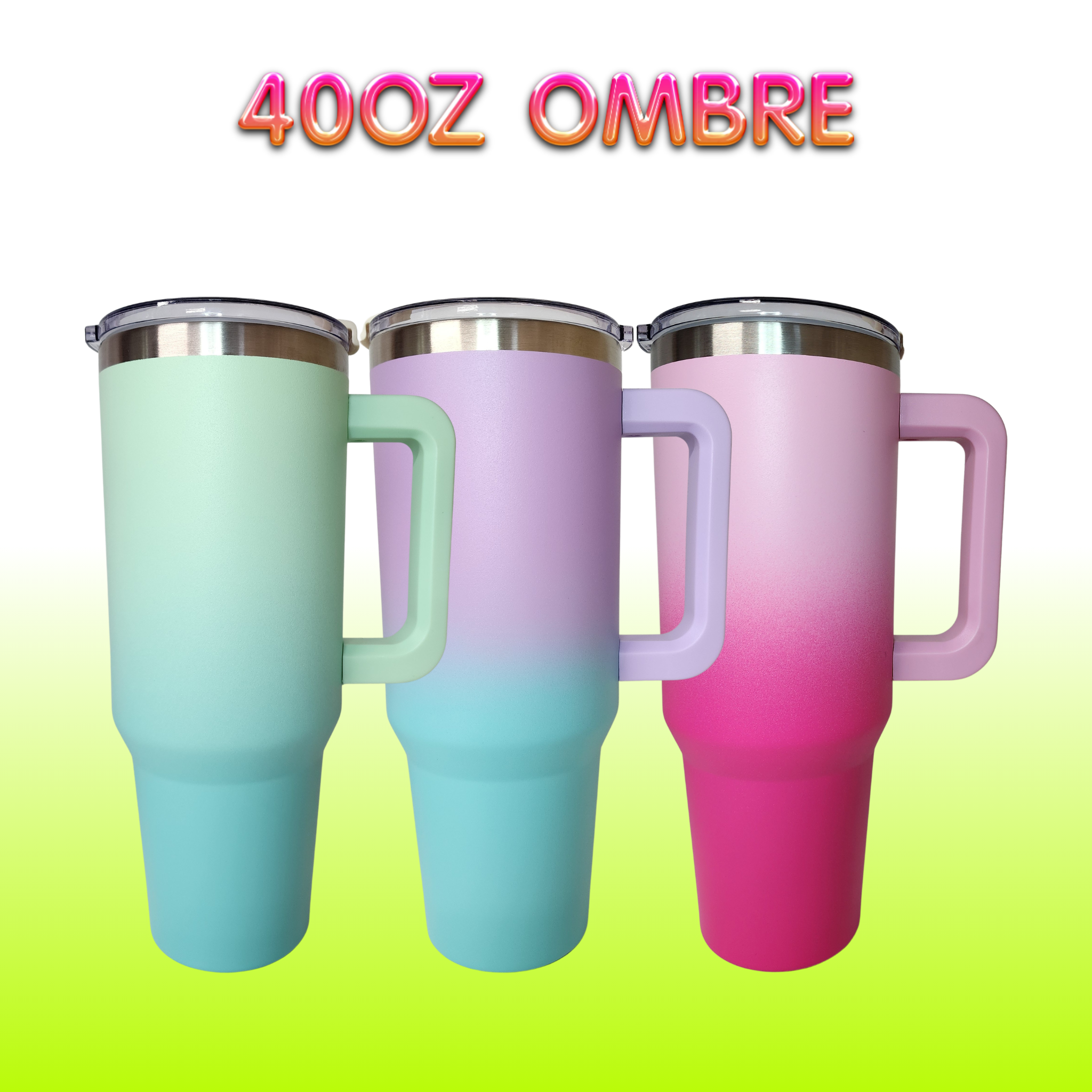 40oz Dual-Color Ombre Tumblers