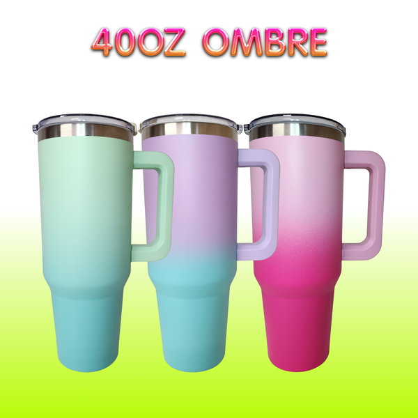 40oz Dual-Color Ombre Tumblers