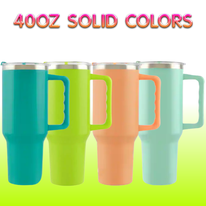 40oz Solid Color Tumblers