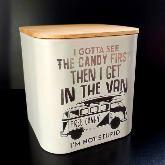 Candy/Storage Container - Get in the Van