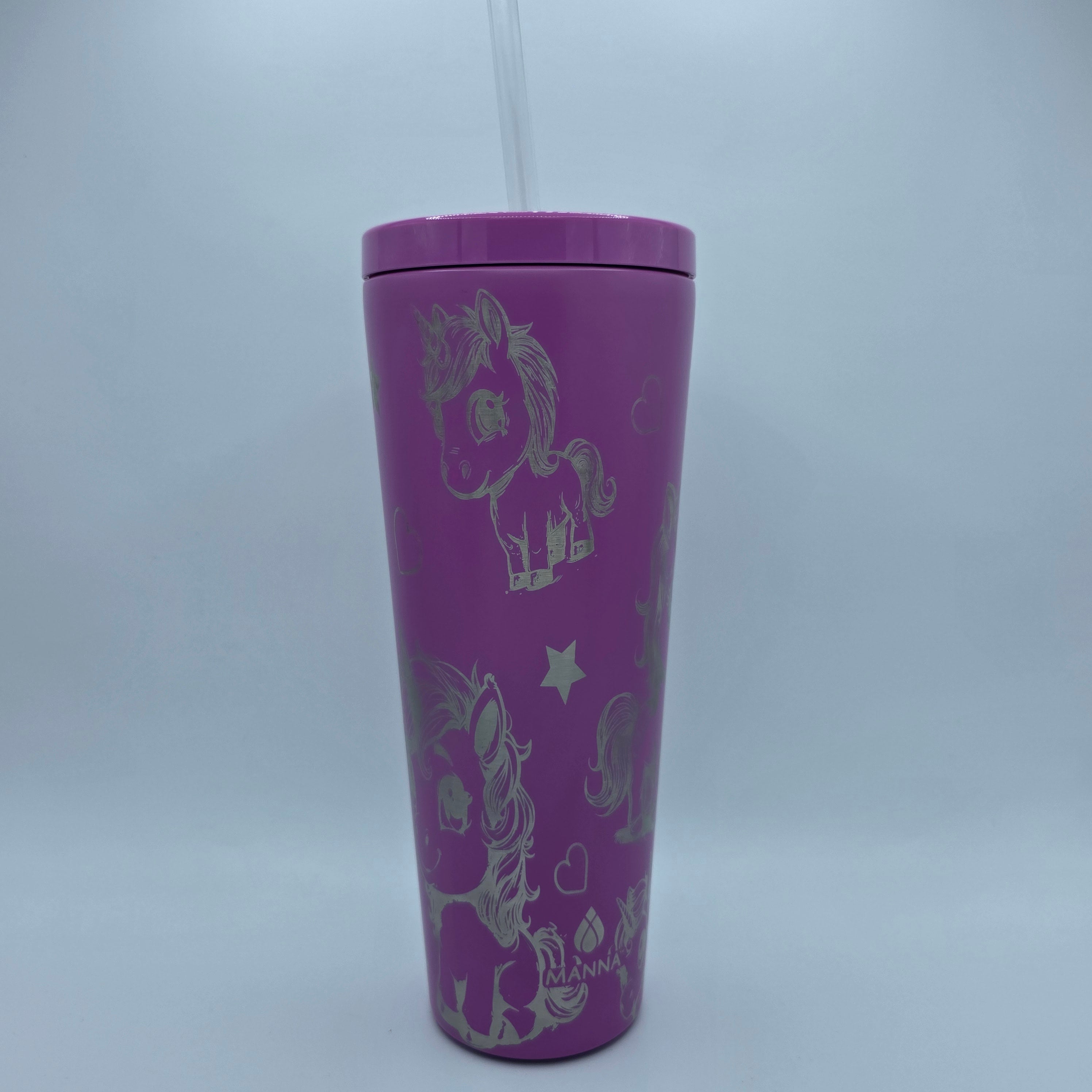 26oz Tall Tumbler - Purple Unicorn