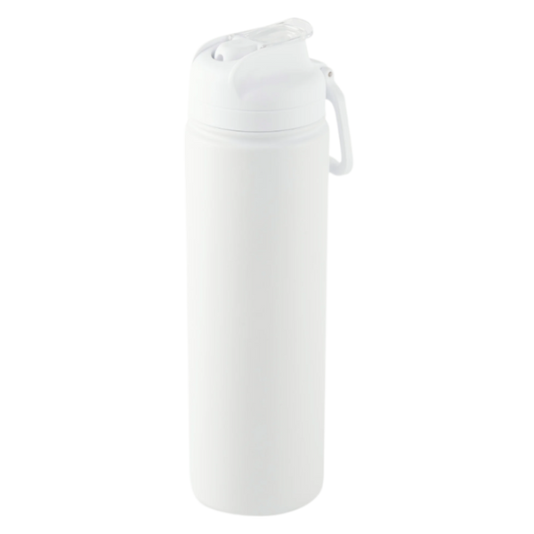24oz Stainless Steel Sip Bottle - White